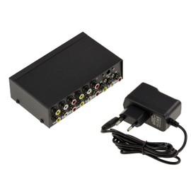 KALEA-INFORMATIQUE Audio Video Splitter Duplicate 1 Input Source Identical to 4 Simultaneous Outputs