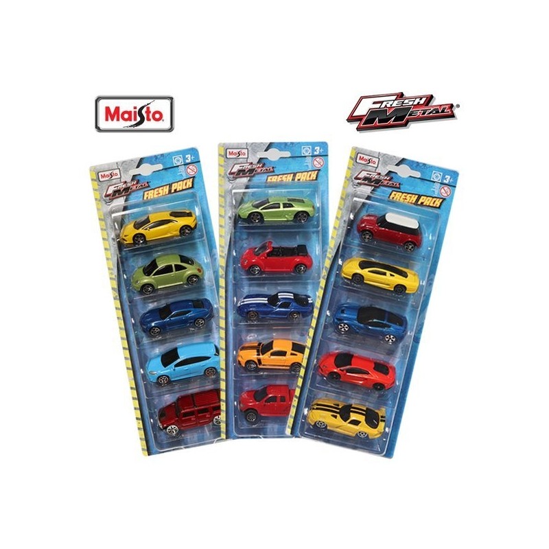 Maisto Mini Car 5-piece Set (Randomly Shipped) / 마이스토 미니카