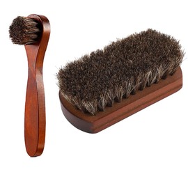 Horse Hair Brush, Umage Brush, Shoes, Leather Shoes, Brush, Easy to Hold, Dirt Remover, Dirt Remover, Cleans Shoes and Leather Accessories