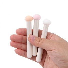 Concealer Round Brush Sponge Makeup Tip Face Brush Base Brush Pink 10ea