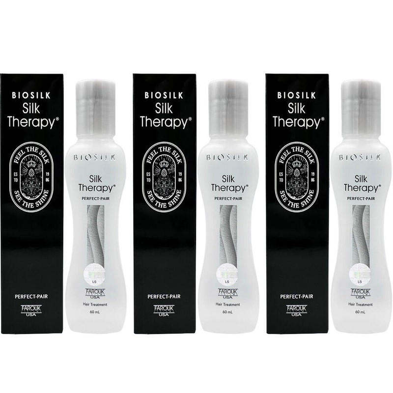 Silk Therapy 실크테라피 퍼펙트 페어 에센스60ml x3개 헤어에센스 손상모발케어 Silk