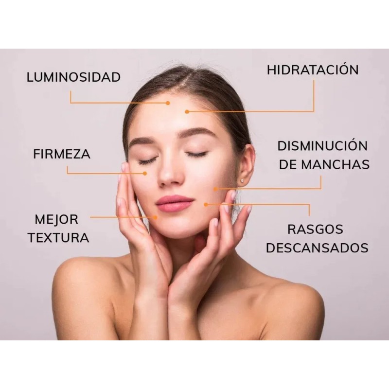 Serum Facial Vitamina C + Ácido Hialurónico + Vitamina E