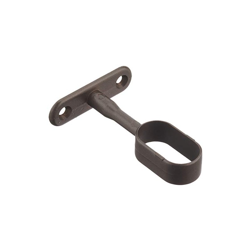 AIWA METAL Bracket Path for Aluminum Hanger Pipes, Brown
