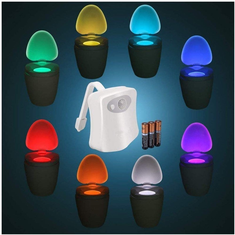 Light Motion Activated Toilet Led Light2 Packs ，-Color Motion Sensor