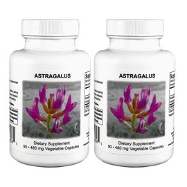 Supreme Nutrition Astragalus Supreme, 90 Pure Huang Qi Vegetarian Capsules (Pack of 2)