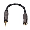 2.5mm Male to 3.5mm Female Stereo Audio Jack Adapter Headset