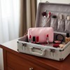 Hopzab 2 PCS Travel Makeup Pouches, Small Waterproof Cosmetic Bag