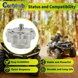Carbhub Oil Pump Fit for Yamaha Raptor 660R 700 700R 2001-2020 Replace 5LP-13300-00-00