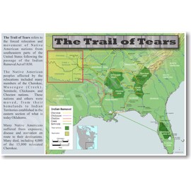 The Native American Trail of Tears - Social Studies Classroom Poster