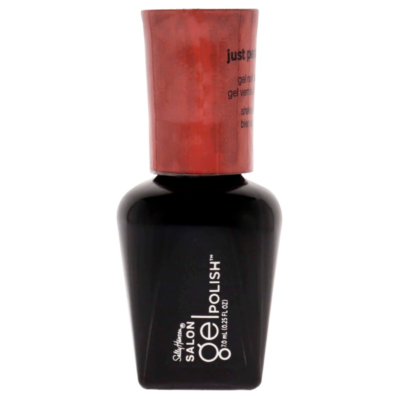 Sally Hansen Salon Pro Gel Nail Polish Lacquer, Just Peachy,