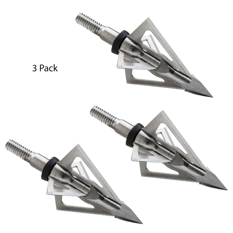 TRUGLO Apex Archery Titanium X 100-Grain Crossbow Broadheads - 3-Pack,