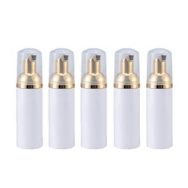 5 PCS Plastic Empty Foam Pump Dispenser Bottles Foaming Bottle Soap Cosmetic Dispenser Container 50ml