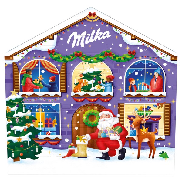 Milka Magic Mix - Advent Calendar - Festive Assortment of Chocolates - Christmas Gift Idea - Chocolate to Give - 1 x 147 g