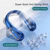 Portable Bladeless Neck Fan for Hands-Free Cooling – 5-Speed USB