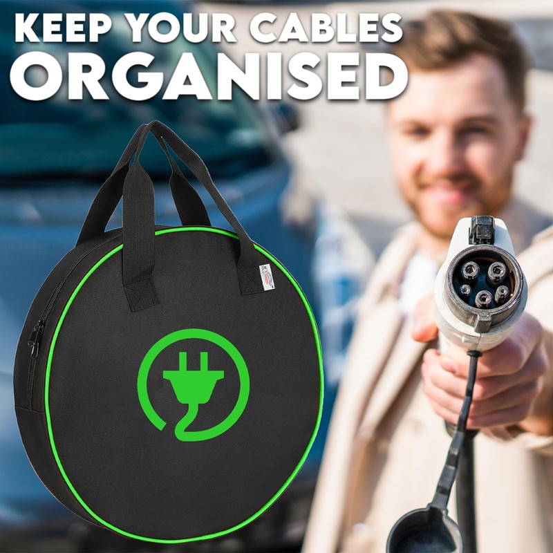 Xtremeauto EV Charging Cable Storage Bag - Waterproof Cable Tidy