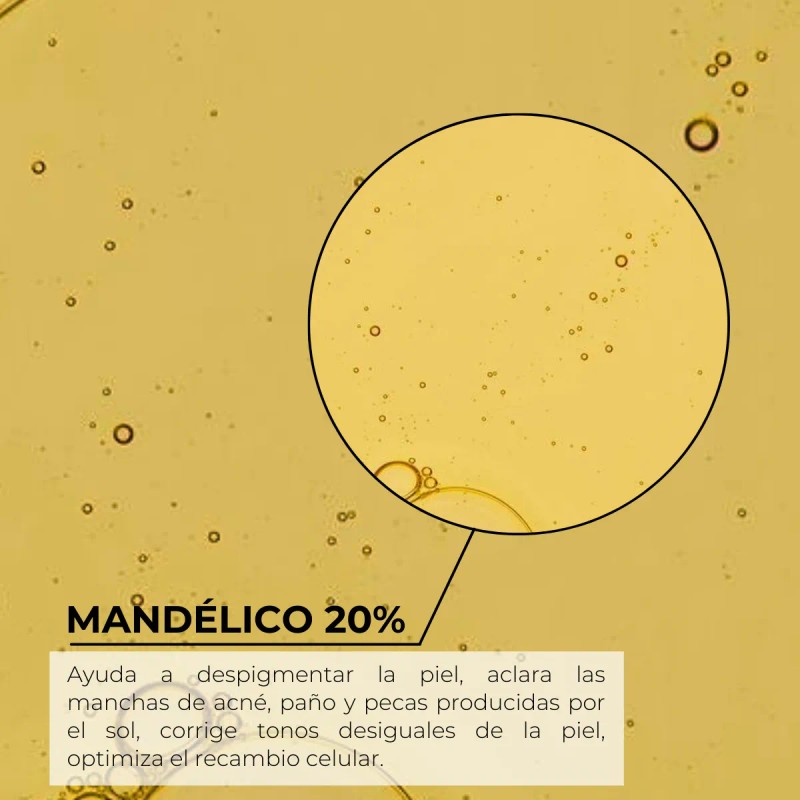 Aclara Manchas Y Renueva Tu Piel Con Ácido Mandélico 20%
