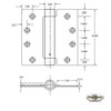 Hinge Outlet Spring Loaded Hinges - 4 Inch Square -