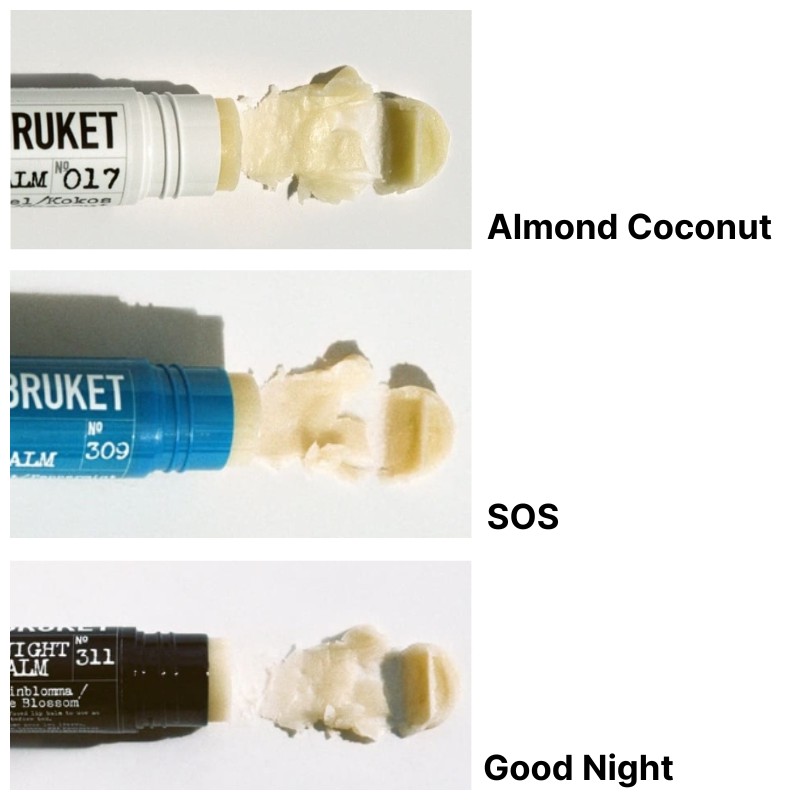 L:A Bruket Lip Balm 14g, Type:Almond Coconut