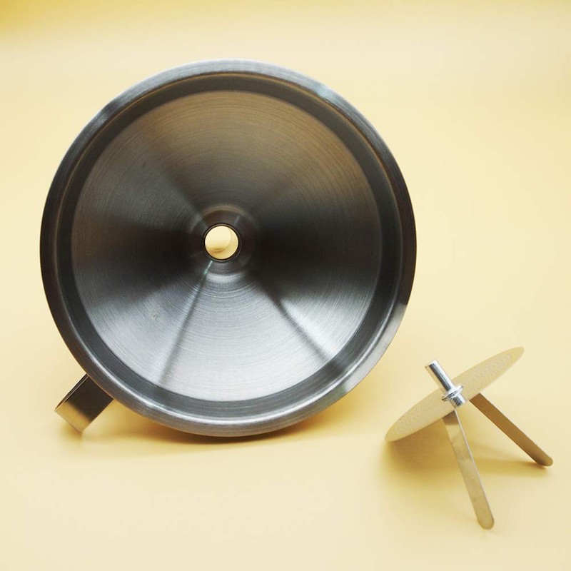 Stainless Steel Kitchen Funnel set of 3 with Filter Strainer