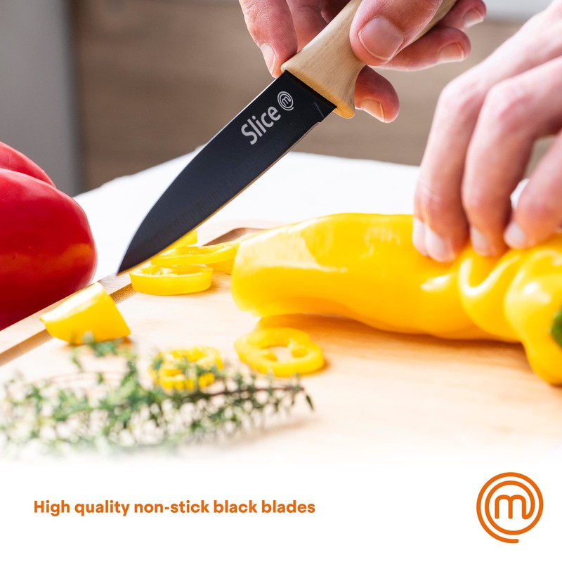MasterChef Knife Set of 3 Kitchen Knives for Cooking (Chef,