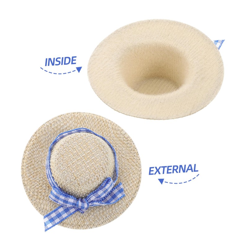 JOINPAYA 8pcs Mini Knit Mini Construction Hat Mini Hat Figure