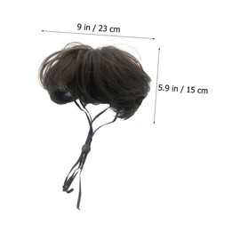 CIYODO 1Pc Creative Dog Wig for Pets Funny Headwear Cosplay Hairpiece Safe and Comfortable Material for Pet Decoration and Photos Durable Design Fits