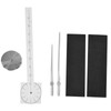 3D DIY Digital Wall Clock Kit with Adhesive Sticker Scale