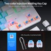 BAJEAL 87 Keys Wired Mechanical Keyboard Mixed Light Mechanical Keyboard