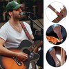 Nefelibata Banjo Strap, 2" Wide Double Full Grain Cowhide Guitar