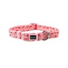 Olahibi Dog Collar Leash Set, Flamingo Pattern, Polyester Material, Adjustable