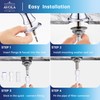 Avola Stainless Steel Kitchen Water Filter Faucet in Chrome, Non-Air