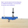 11Pcs Drill Hole Guide Jig Aluminium Alloy Dowel Drilling Locator
