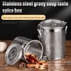 Stainless Steel Seasoning Bag, Filter Seasoning Strainer with an Extended