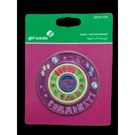Girl Scouts - Junior Journey Award (Agent of Change) - Purple Ring ONLY