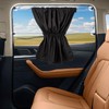 Car Window Shades, Retractable Privacy Curtain with 4 Suction Cups,