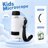 Kids Microscope Kit for STEM Learning – Portable 120X Science