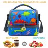 FlowFly Double Decker Cooler Insulated Lunch Bag Large Tote for