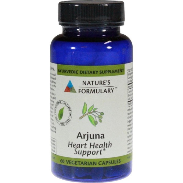 Natures Formulary Arjuna 60 Vegicaps 60 VegiCaps