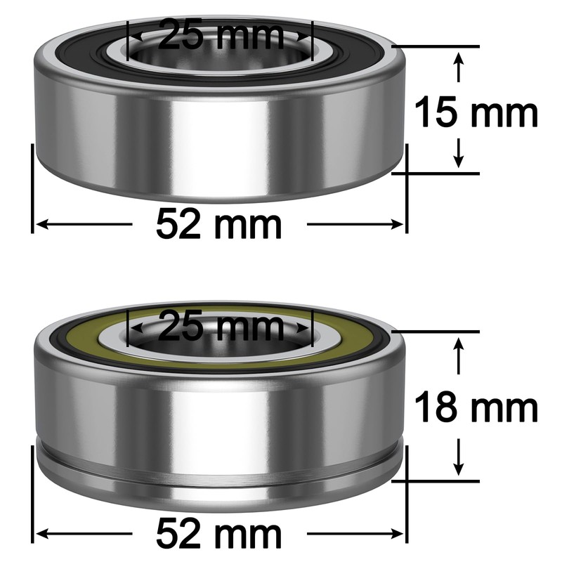 Front Wheel Bearing Kit 25-1691 for Harley ABS Models
