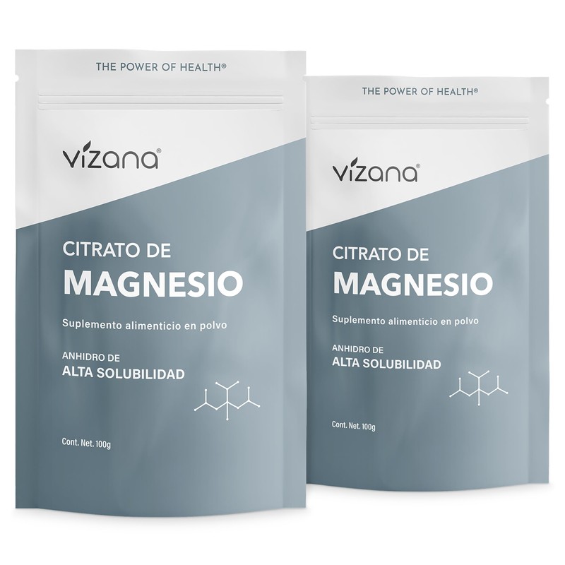 VIZANA NUTRITION | Citrato de Magnesio en Polvo (Trimagnesio Anhidro)