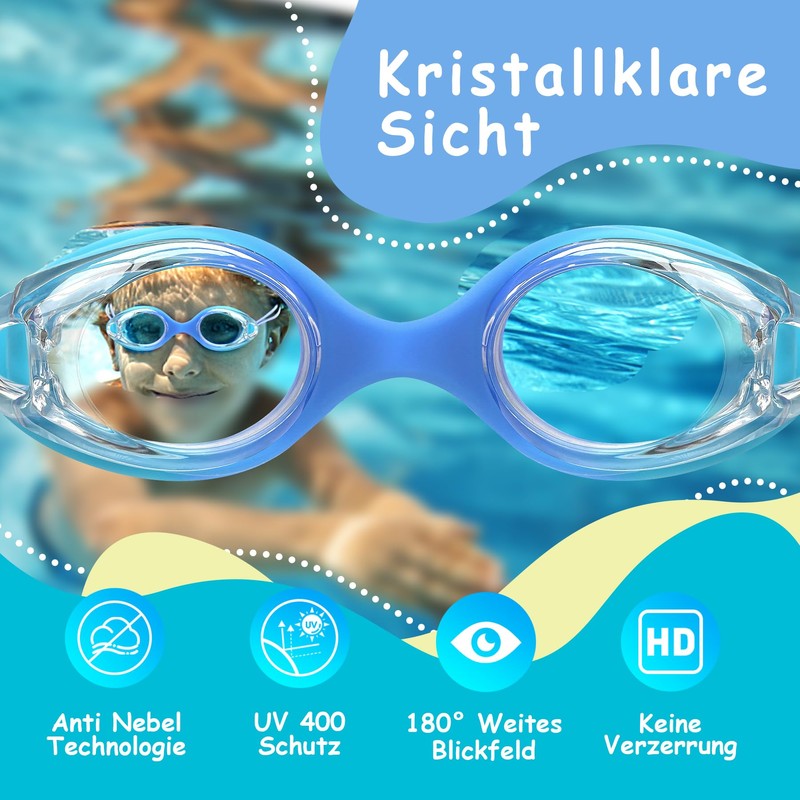 Vvinca Kids Swimming Goggles