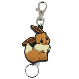 Pokemon 14998 Reel Type Rubber Key Ring / Eevee Female, Pokemon