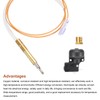sourcing map 14" Patio Heater Thermocouple Sensor Replacement Part with