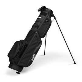 Sunday Golf Loma XL Bag - Lightweight Golf Bag with Strap and Stand – Easy to Carry Pitch n Putt Golf Bag – Golf Stand Bag for The Driving Range, Par 3 and Executive Courses, 3.4 pounds (Matte Black)