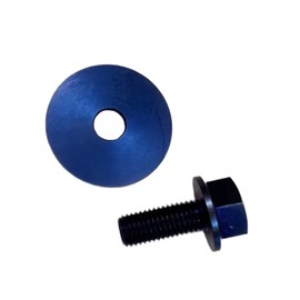 Titanium Predator 212 Go Kart Clutch Bolt & Washer (Blue)