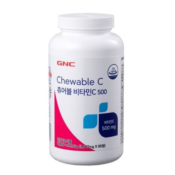 GNC Chewable Vitamin C 500 (3167mgX90 tablets, 90-day supply) /