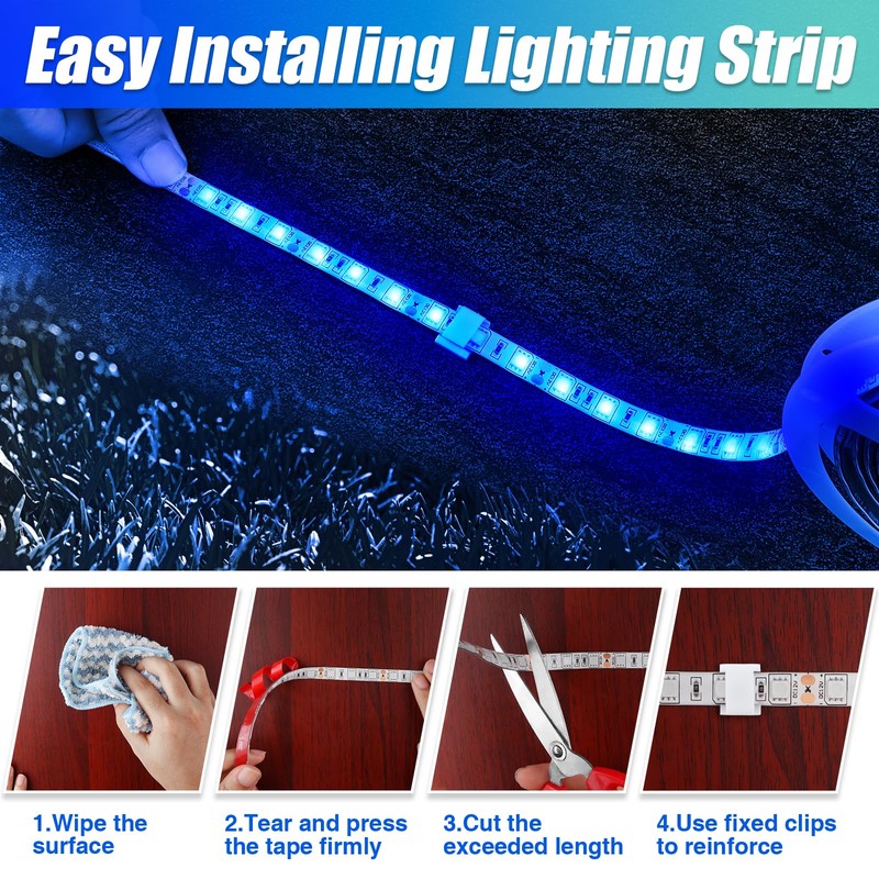 Yeenoon LED Boat Lights 32.8ft (2 Rolls of 16.4ft), Waterproof