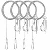 Yanuki 4 Pieces Picture Rail Wire 0.06 in (1.5 mm)