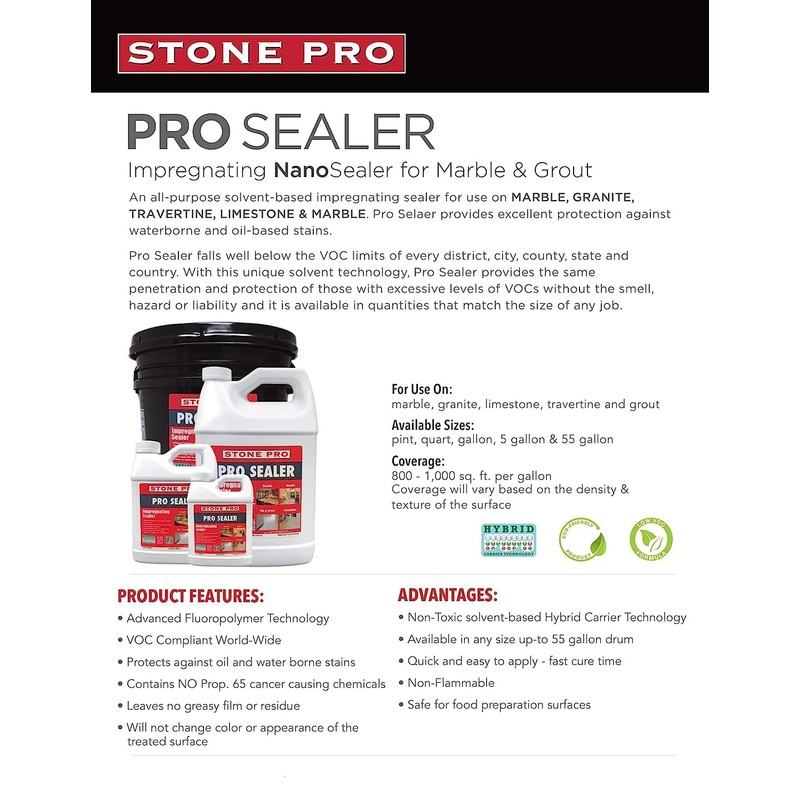 Stone Pro Pro Sealer (Quart)