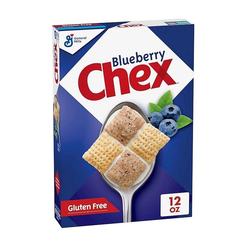 Blueberry Chex Cereal, Gluten Free Breakfast Cereal, Made with Whole